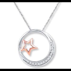 Kay Jewelers Moon and Star Necklace